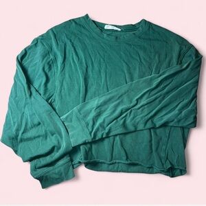 Double Zero Teal Long Sleeve Top